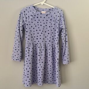 Jumping Beans Lavender Heart Print Dress